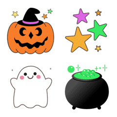 ハロウィンの楽しいアニメーション絵文字