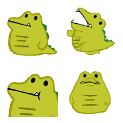 blobwani lovely croco animation Emoji