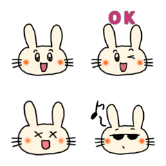 Usako the rabbit. emoji of