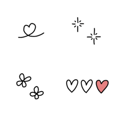 small stylish monotone emoji