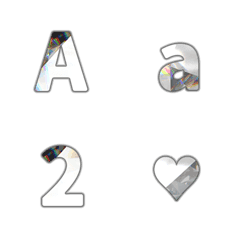 simple diamond Number Letter Emoji