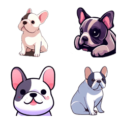 French Bulldog stickers