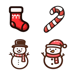 happy merry christmas santa snowman_13