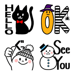 Kawaii autumn&winter sticker