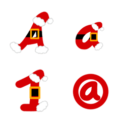 Santa A-Z Emoji