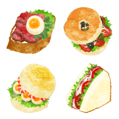 Various Sandwiches Emoji 2