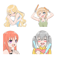 Female emoji with a favorite