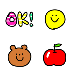 Accents! Vivid color Emoji