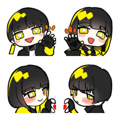 乖離さんちのカイくんリイちゃん on emoji