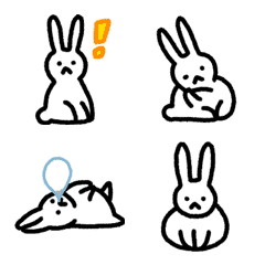 Move! rabbit emoji
