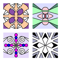 Tile pattern-continuous pattern4