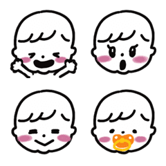 Simple and cute Baby-Kids emoji