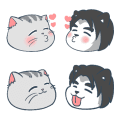 konjoneko's animated emoji stickers