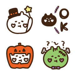 Ribbon no animals Emoji Halloween