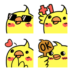 Cockatiel Emotion Sticker