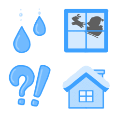 light blue winter emoji