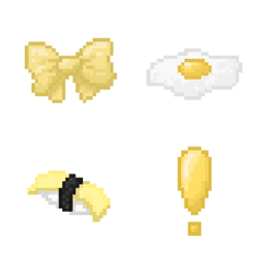 yellow pixel art