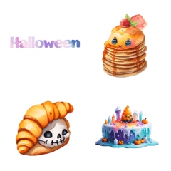 Emoji bakery colorful Halloween