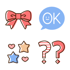 Fashionable and simple emoji 25