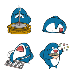 Shark is coming!- Emoji of the Shark