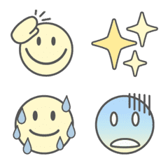 Dull & Pastel color Emoji [animetion]