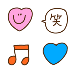 Cute simple adult emoji 2