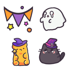 Adorable Halloween Party Emoji
