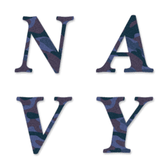 camouflage alphabet emoji 2