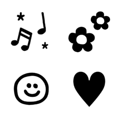 move otona simple monotone emoji