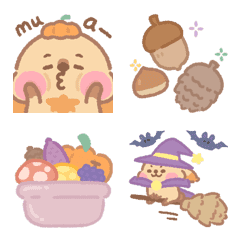 BunnyYumimi Happy Halloween&Autumn emoji