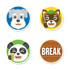 animal stickers emoji