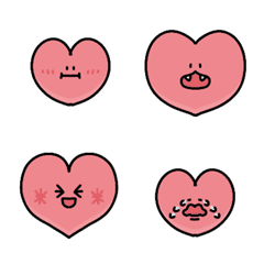 QxQ Heart love Emoji