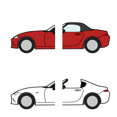 Emoji of my beloved car -Convertible car