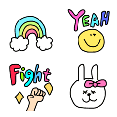 Popular colorful emoji!!
