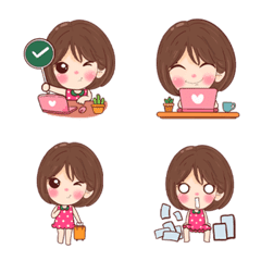 PreawJeed working person expression