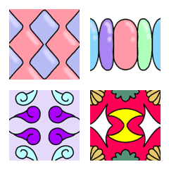 Tile pattern-continuous pattern5