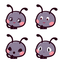 This black ant has so many expressions.