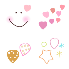 Popular emoji, dull colors, topics