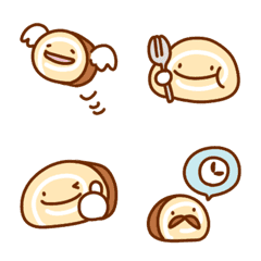 Roll cake everyday emoji