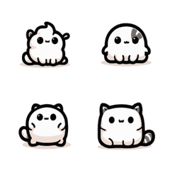 Super cute animal expression stickers3