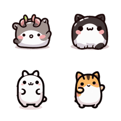 Super cute animal expression stickers9