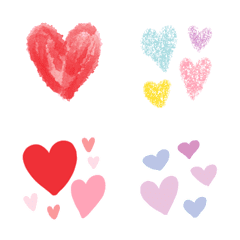 Heart and star sticker