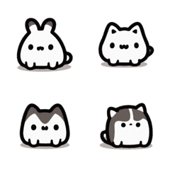 Super cute animal expression stickers1