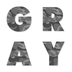 camouflage alphabet emoji 3