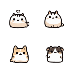 Super cute animal expression stickers5