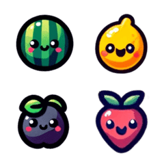 Rich fruit emoji