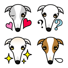 Various  Borzoi Emoji