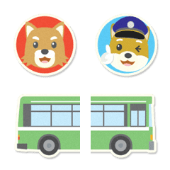dog and vehicle sticker emoji