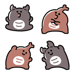 Emoji anime kumbang dan rusa