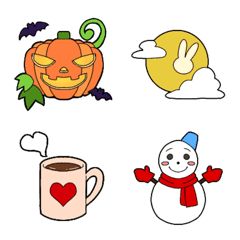 Autumn and Winter Emoji